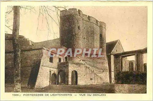 Cartes postales Forteresse de Lichtenberg Vue du Donjon
