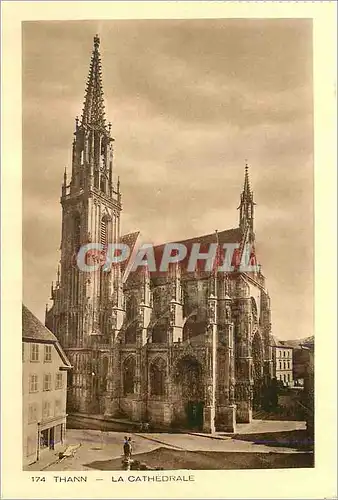 Cartes postales Thann La Cathedrale