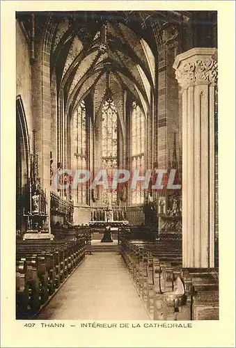 Cartes postales Thann Interieur de la Cathedrale