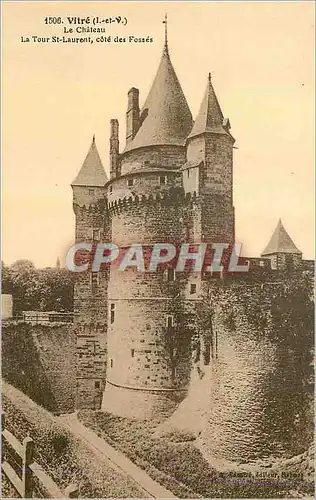 Cartes postales Vitre (I et V)Le Chateau La Tour St Laurent Cote des Fosses