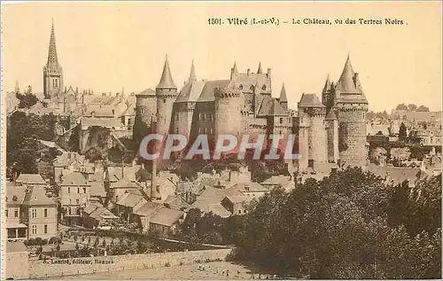 Cartes postales Vitre (I et V)Le Chateau vu des Tertres Noirs