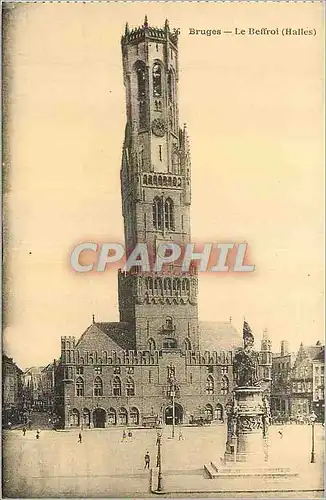 Ansichtskarte AK Bruges Le Beffroi (Halles)