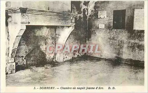Cartes postales Domremy Chambre ou naquit Jeanne d'Arc