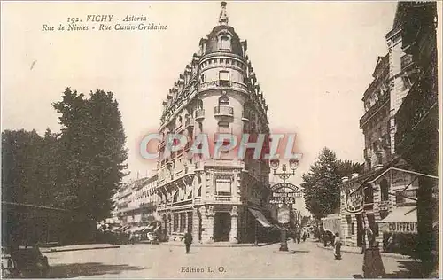 Cartes postales Vichy Astoria Rue de Nimes Rue Cunin Gridaine Coiffeur