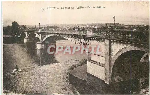 Cartes postales Vichy Le Pont sur l Allier Vue de Bellevue