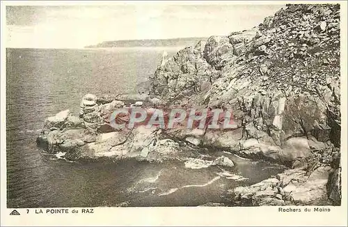 Cartes postales La Pointe du Raz Rochers du Moine