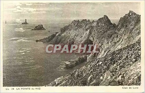 Ansichtskarte AK La Pointe du Raz Clair de Lune