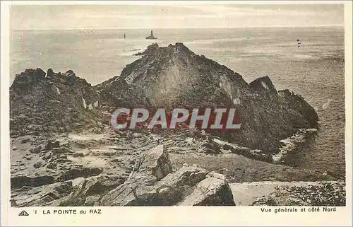 Ansichtskarte AK La Pointe du Raz Vue generale et cote Nord