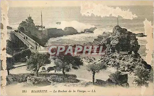 Cartes postales Biarritz Le Rocher de la Vierge