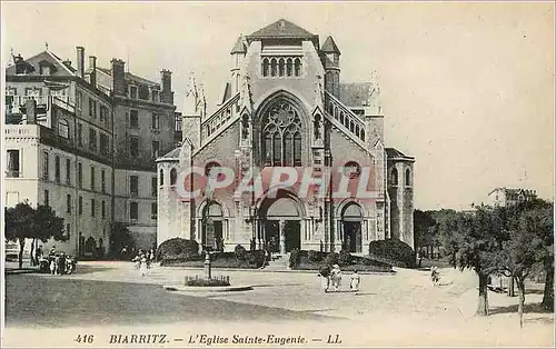 Ansichtskarte AK Biarritz L Eglise Sainte Eugenie