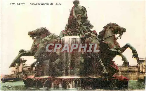 Cartes postales Lyon Fontaine Bartholdi