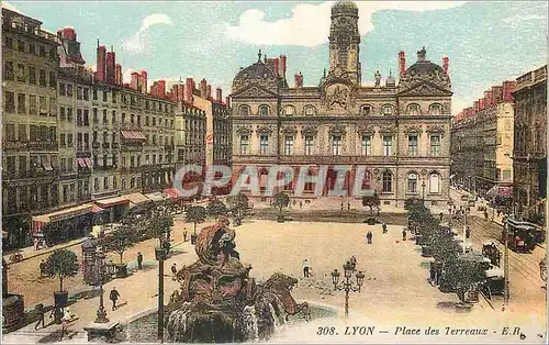 Cartes postales Lyon Place des Terreaux