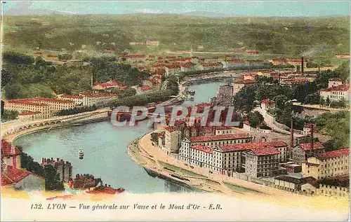 Cartes postales Lyon Vue generale sur Vaise et le Mont d Or