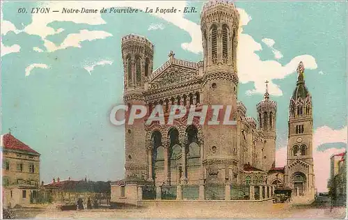 Ansichtskarte AK Lyon Notre Dame de Fourviere La Facade