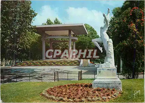 Moderne Karte Montpellier Herault L Esplanade et le Kiosque Basc