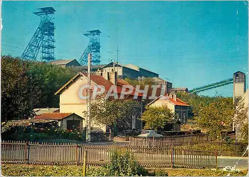 Cartes postales moderne Montceau les Mines S et L Puits de mine de Darcy