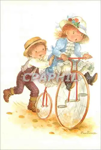 Moderne Karte Enfants Velo Cycle