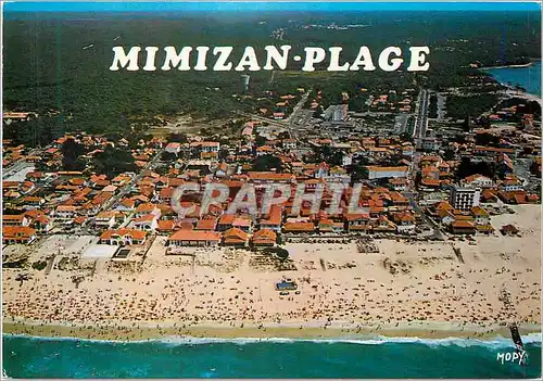 Cartes postales moderne Mimizan Plage Vue aeriennes Plage Nord