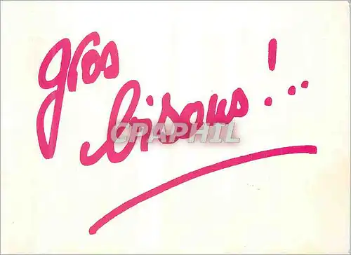 Cartes postales moderne Gros bisous