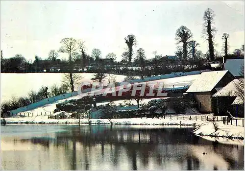 Cartes postales moderne Oeuvre des Pupilles de l Ecole Publique de la Manche Neige en Cotentin