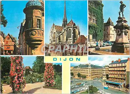 Cartes postales moderne Dijon Cote d Or L Echauguette et rue Verrerie