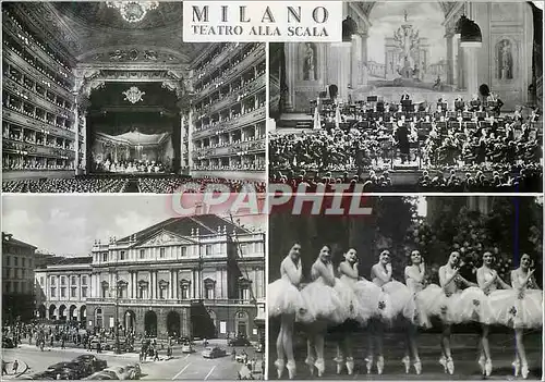 Cartes postales moderne Milano Teatro Alla Scala