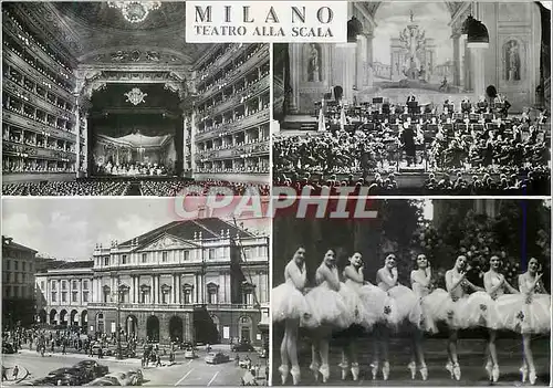 Moderne Karte Milano Teatro Alla Scala