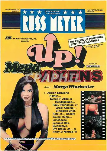 Cartes postales moderne Mega Vixens Margo Winchester Russ Meyer Cinema