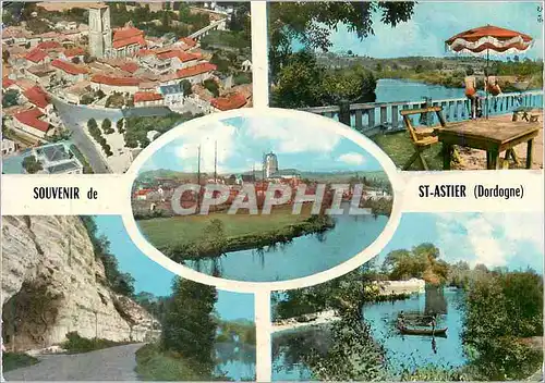 Cartes postales moderne Souvenir de St Astier Dordogne