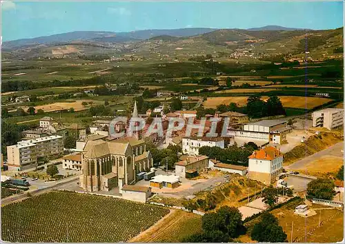 Moderne Karte La Chapelle du Guinchay Vue generale