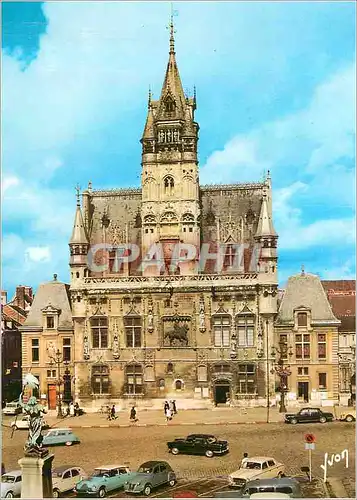 Cartes postales moderne Compiegne Oise L Hotel de Ville et la Statue de Jeanne d Arc