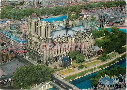 Moderne Karte Paris Notre Dame Cathedral