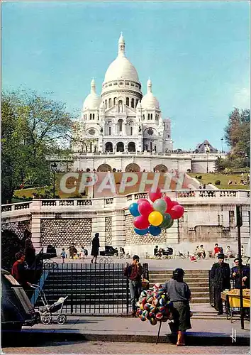 Cartes postales moderne Paris Basilique du Sacre Coeur