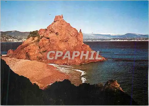 Moderne Karte L Esterel Alpes Maritimes Rocher rouge a l entree du Golfe de la Napoule