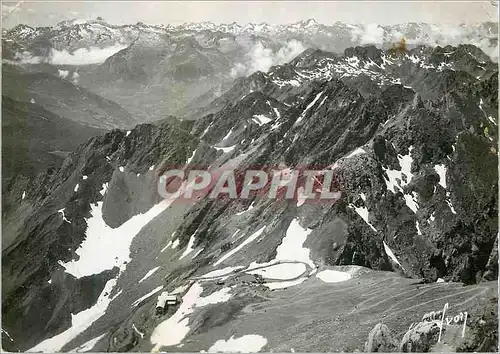 Cartes postales moderne Les Hautes Pyrenees La Chaine des Pyrenees vue du pic du midi de Bigorre