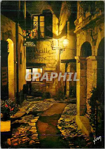 Cartes postales moderne Saint Paul de Vence Alpes Maritimes Une vieille rue la nuit