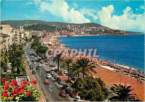 Moderne Karte La Cote d Azur Nice La Promenade des Anglais