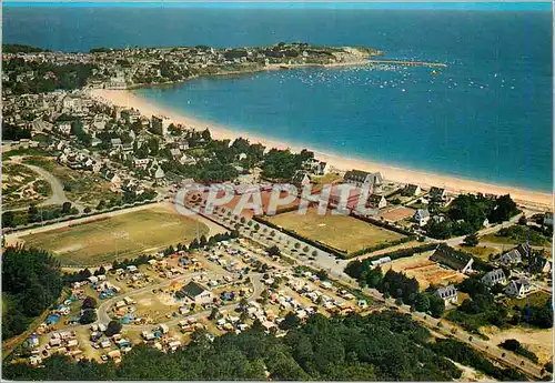 Cartes postales moderne Saint Cast C du N Vue aerienne du camping et de la pointe de l Isle
