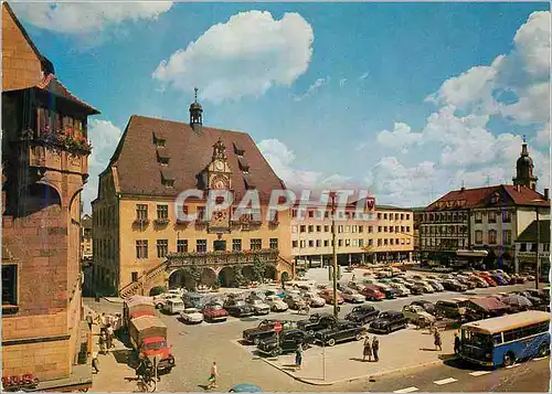 Moderne Karte Heilbronn am Neckar Marktplatz