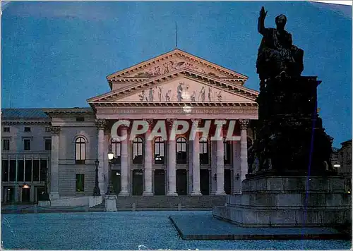 Moderne Karte Munich National THeatre Bavarian Opera