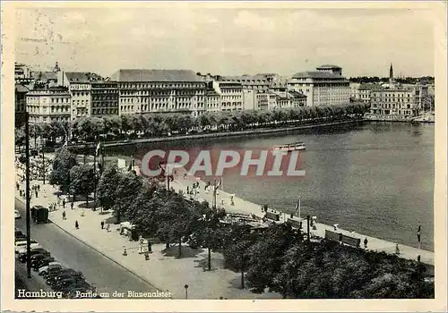 Cartes postales Hamburg Partie an der Binnenalster