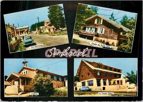 Cartes postales Sembadel Vue generale Chalet de Hurle Vent L'eglise Le chalet Hotel