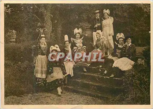 Cartes postales Le Groupe Theodore Botrel de Riec sur Belon Finistere