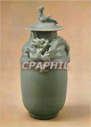 Cartes postales moderne Covered vase porcelain with celadon glaze Lunc chu uan ware Victoria and Albert Museum  Chine Ch