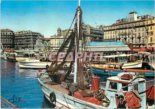 Cartes postales moderne Marseille Depart de Bateaux pour les Iles Ch�teau d'If
