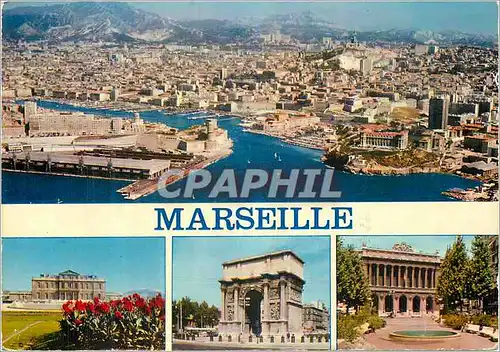 Cartes postales moderne Marseille B du Rh Bateaux