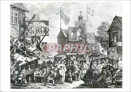 Moderne Karte William Hogarth Southwark Fair Etching and Engraving Victoria and Albert Museum