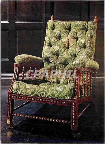 Moderne Karte Adjustable backed chair turned oak Victoria and Albert Museum Williams Morris Hairborne Birmingh