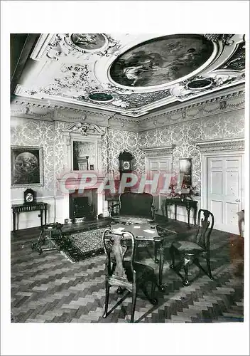 Cartes postales moderne Drawing room with fireplace and ceiling Victoria and Albert Museum