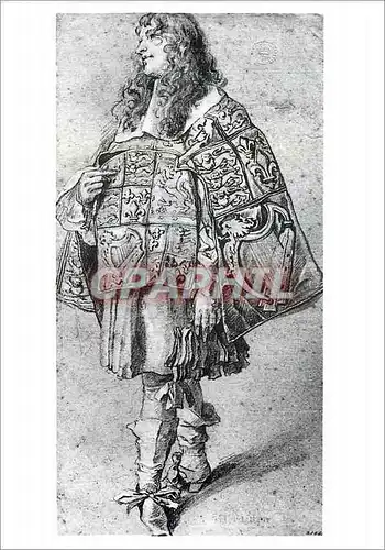 Cartes postales moderne Sir Peter Lely A Herald Study of a figure from the profession of the Order of the Garter Victori